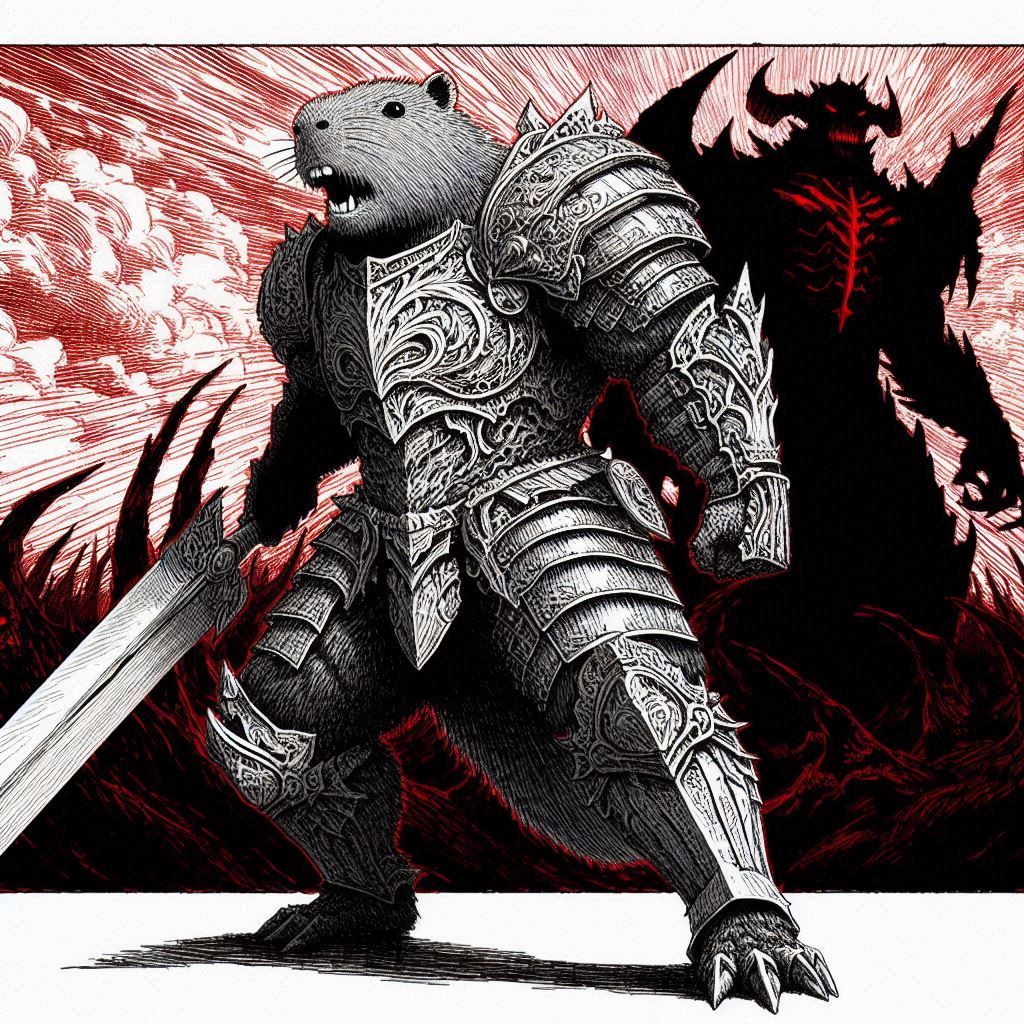 Capybara Dark Swordsman (Uploaded)