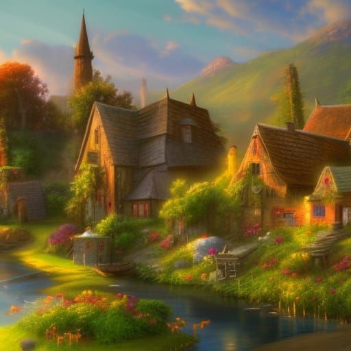 Countryside village #5