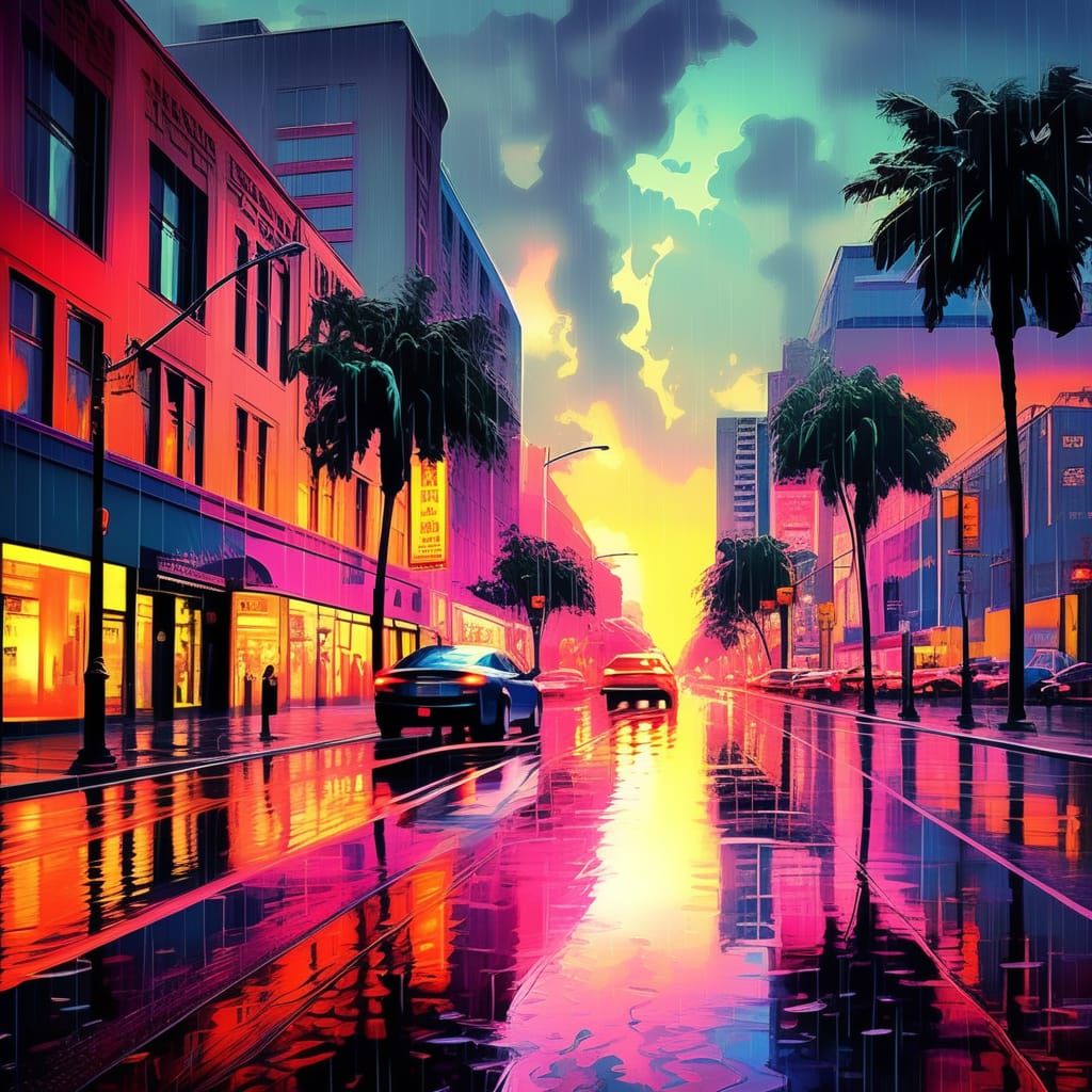 From the series “Under rainfall”