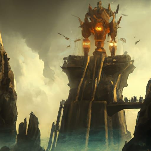 Epic Dictatorship: A Digital Matte Painting