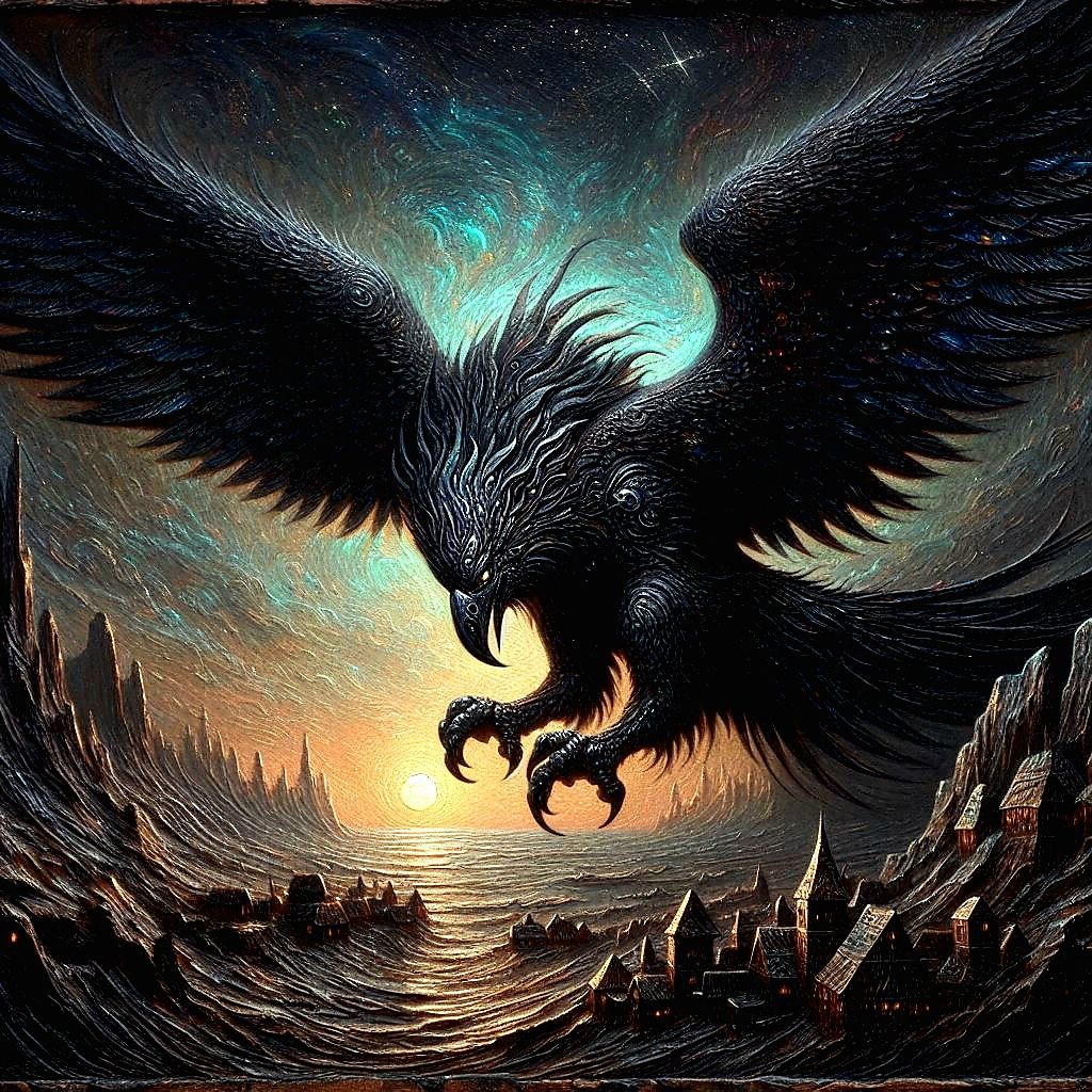 Thunderbird. Fired clay tile