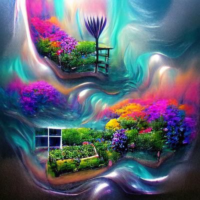 vibrant garden