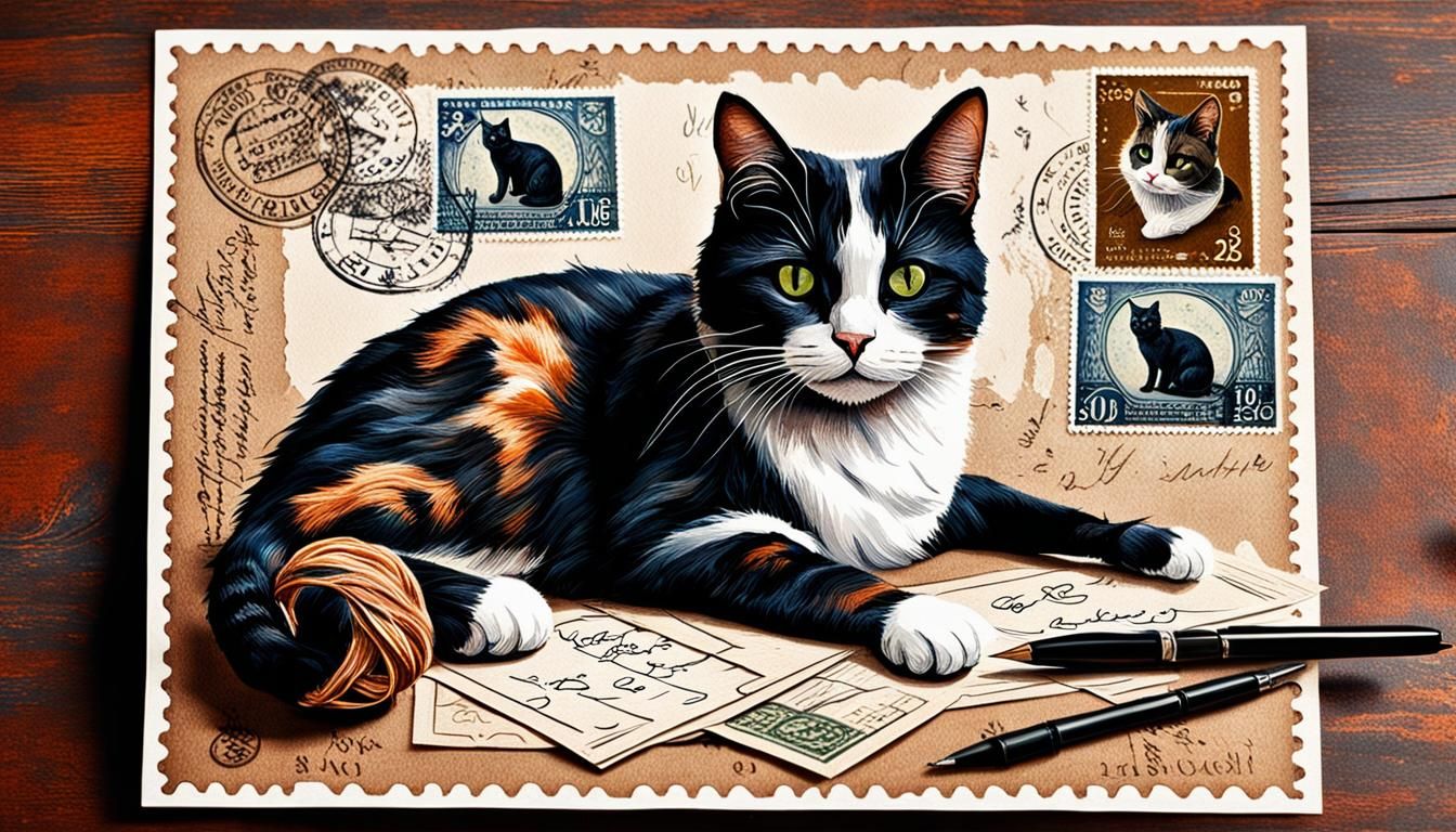 Meow Postcard  by @Yulia 