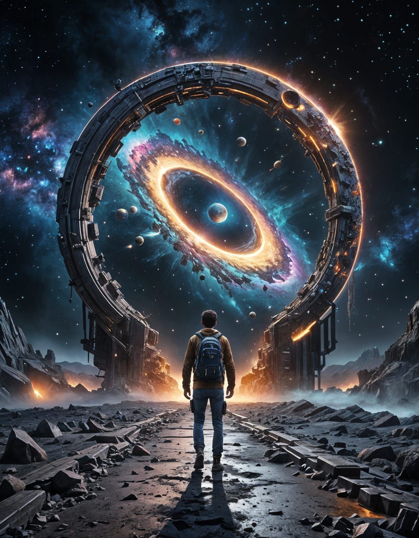 Galaxy Portal Gate  by @undefined