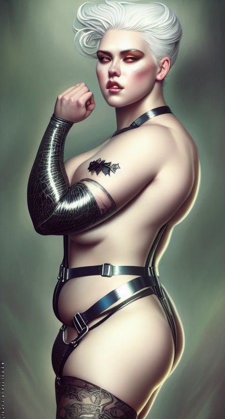 Strong thicc woman