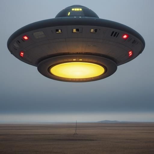 UFO - AI Generated Artwork - NightCafe Creator