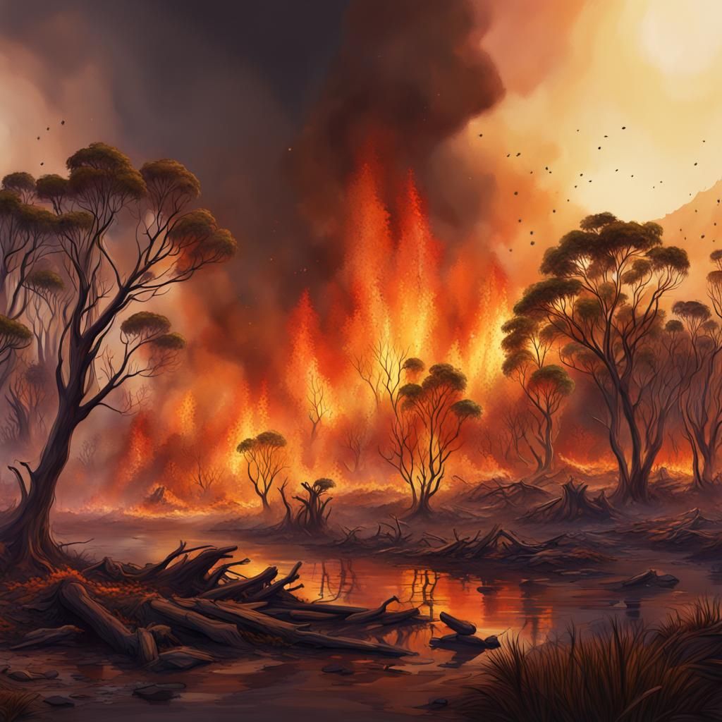 The bushfire