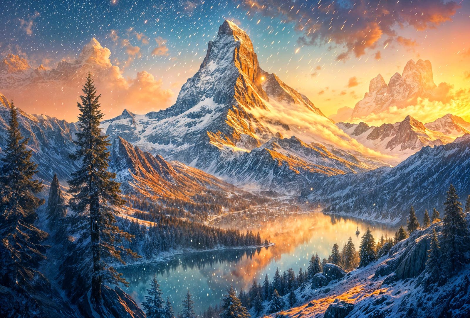 Matterhorn Sunset  by @Joanna7