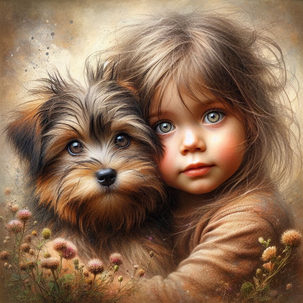 With My Fluffy Doggy 😊🐶