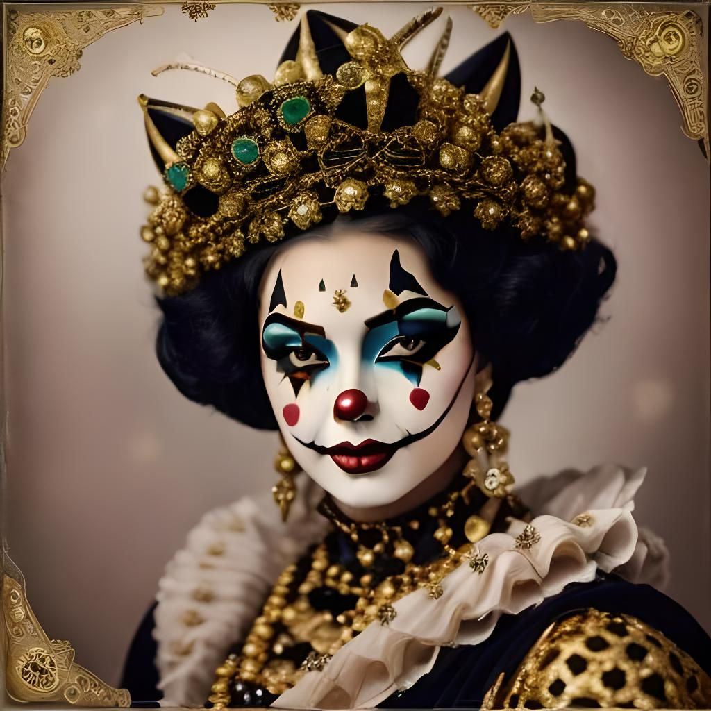 Queen of Clowns - AI Generated Artwork - NightCafe Creator