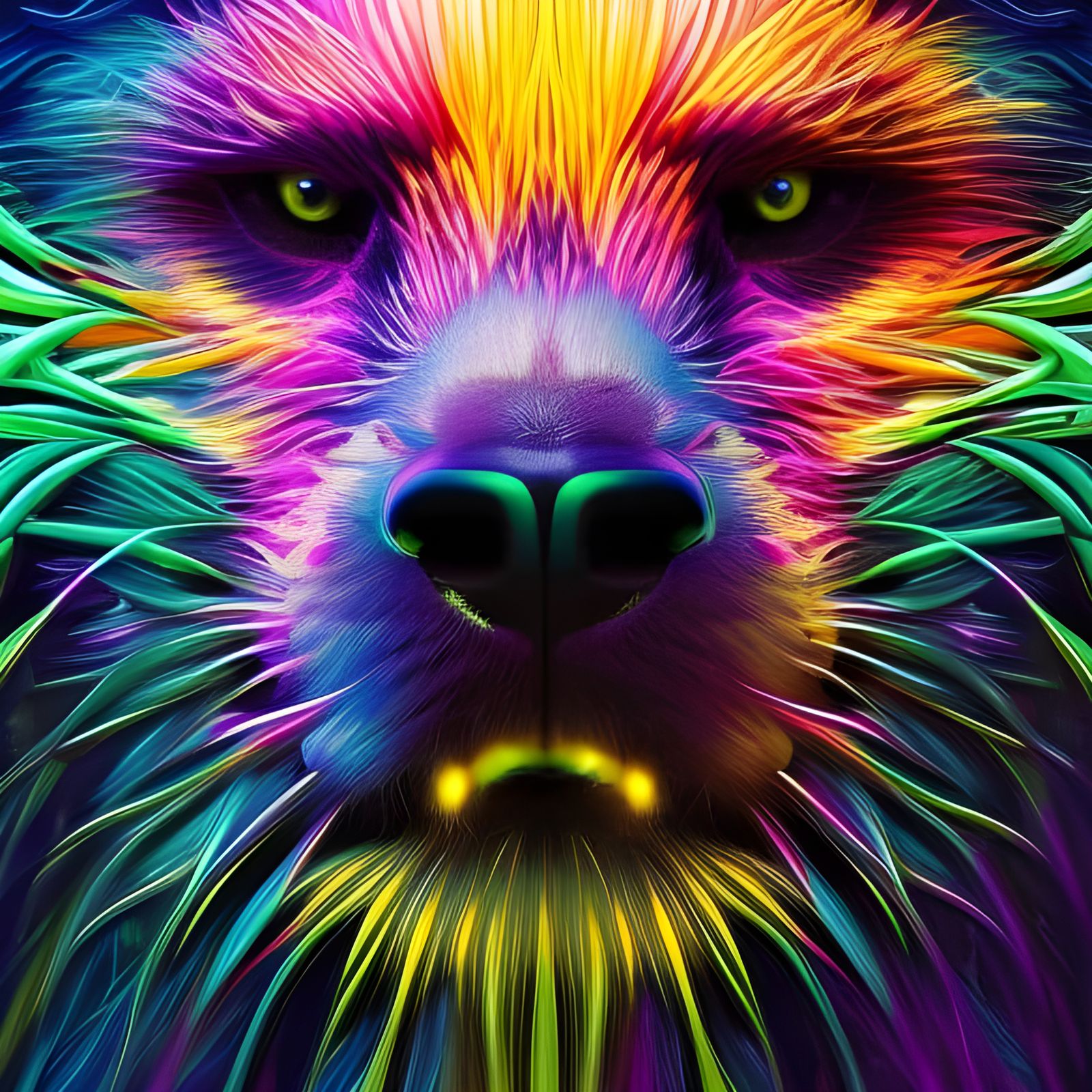 Neon Porcupine