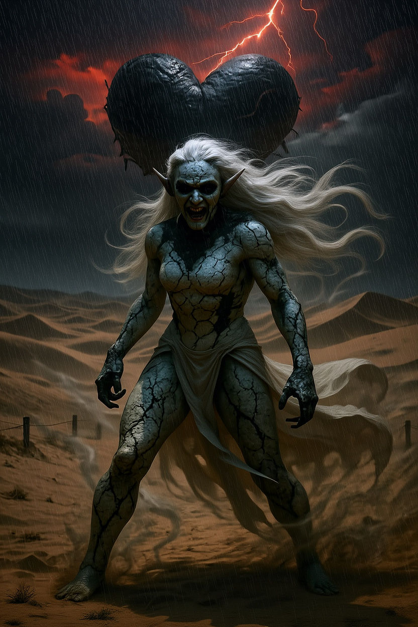 Epic creation I just made of the evil demoness Hollow Towa h...