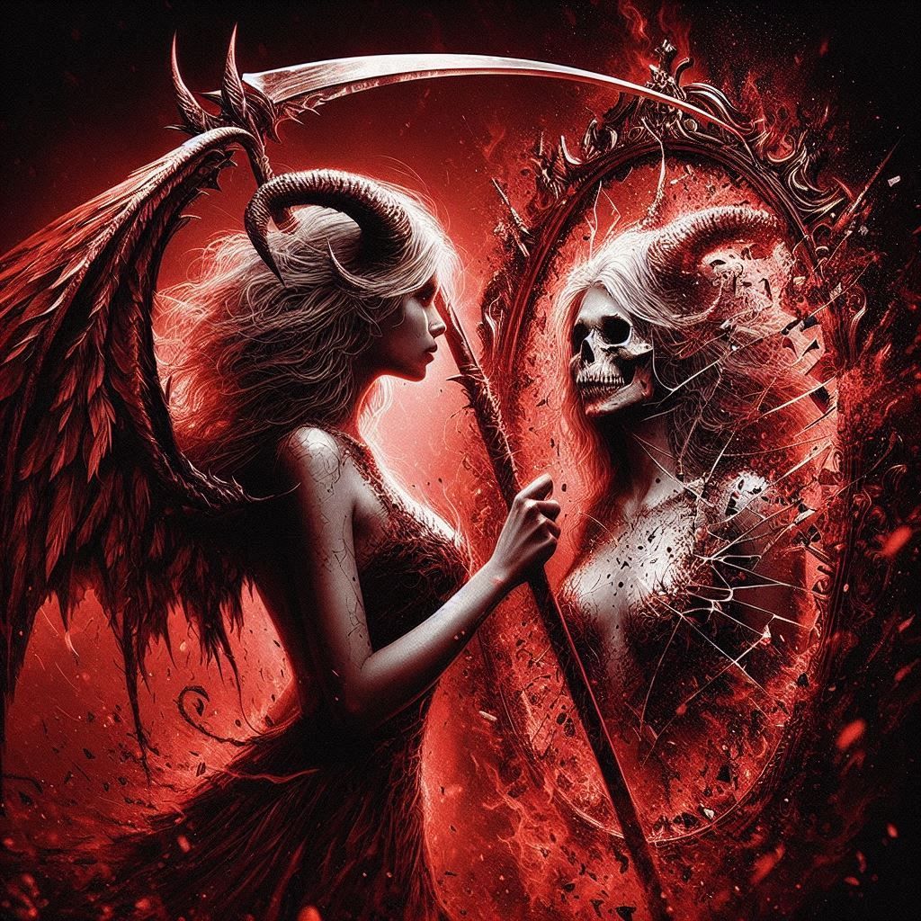 Devil meets the skeleton