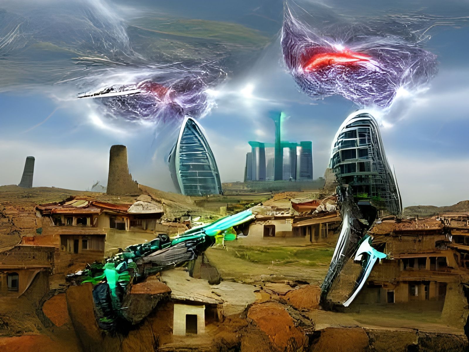 Abstract Sci-Fi - Battle of Planet X (2)