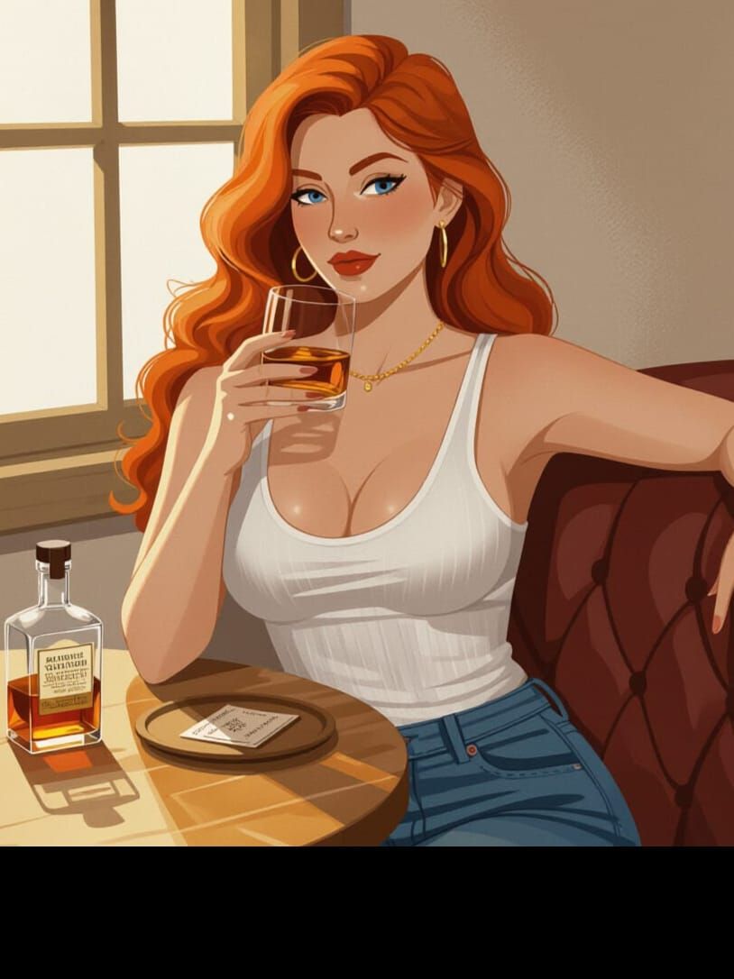 Redhead and Bourbon
