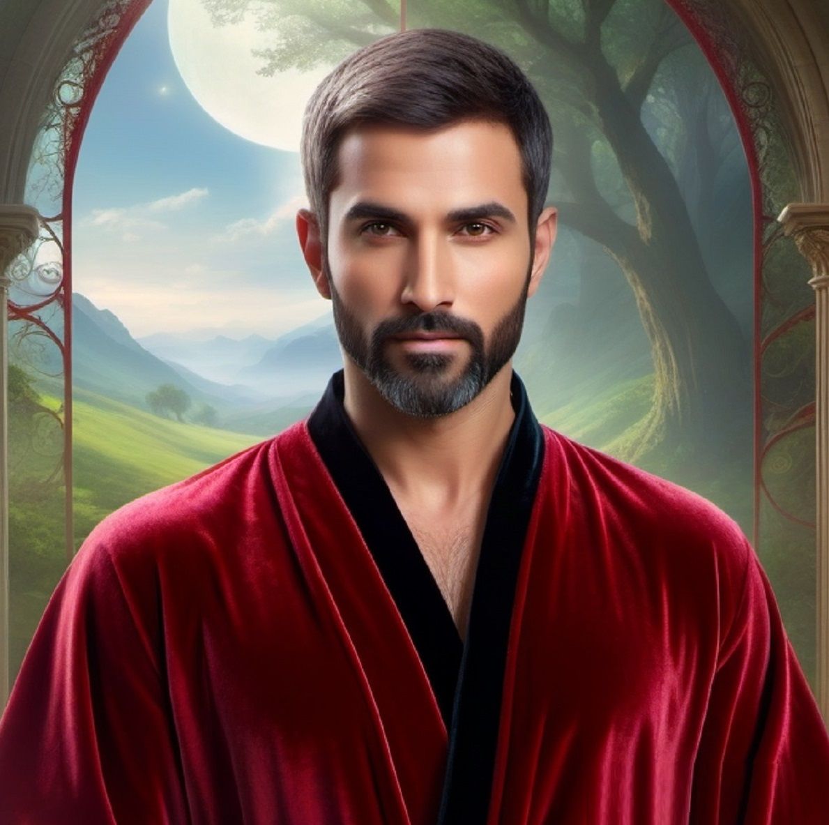 Aşık, a handsome bearded man