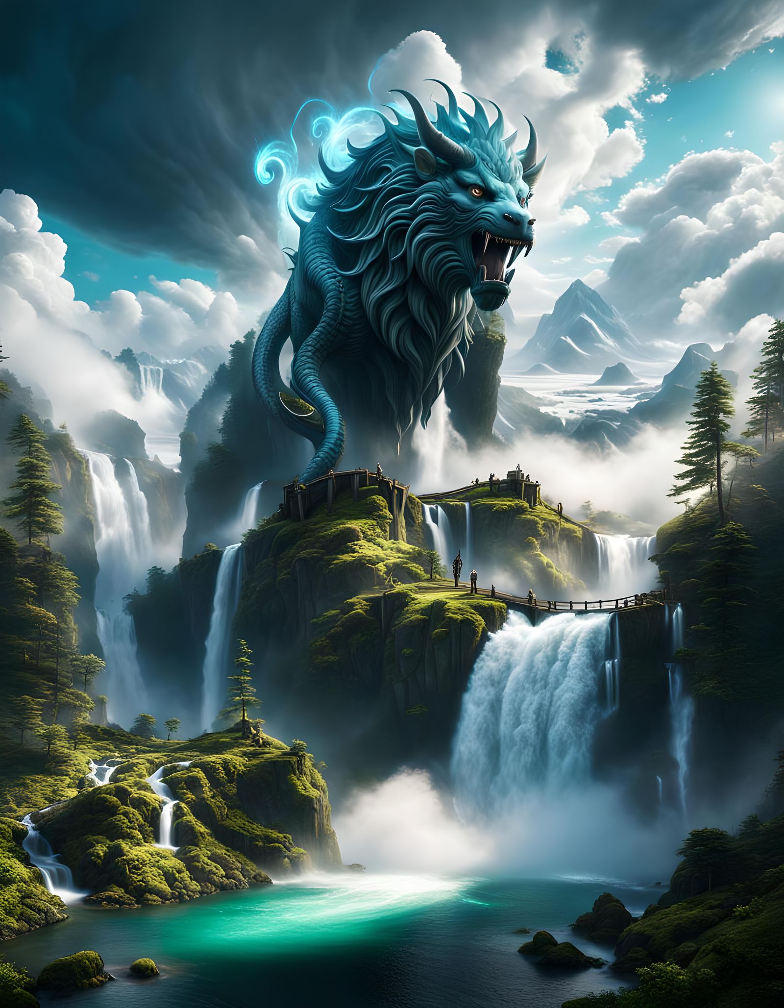 Misty Legend Falls, The Beast Emerges  by @aiJ