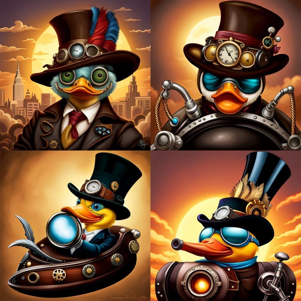 Steampunk Ducks
