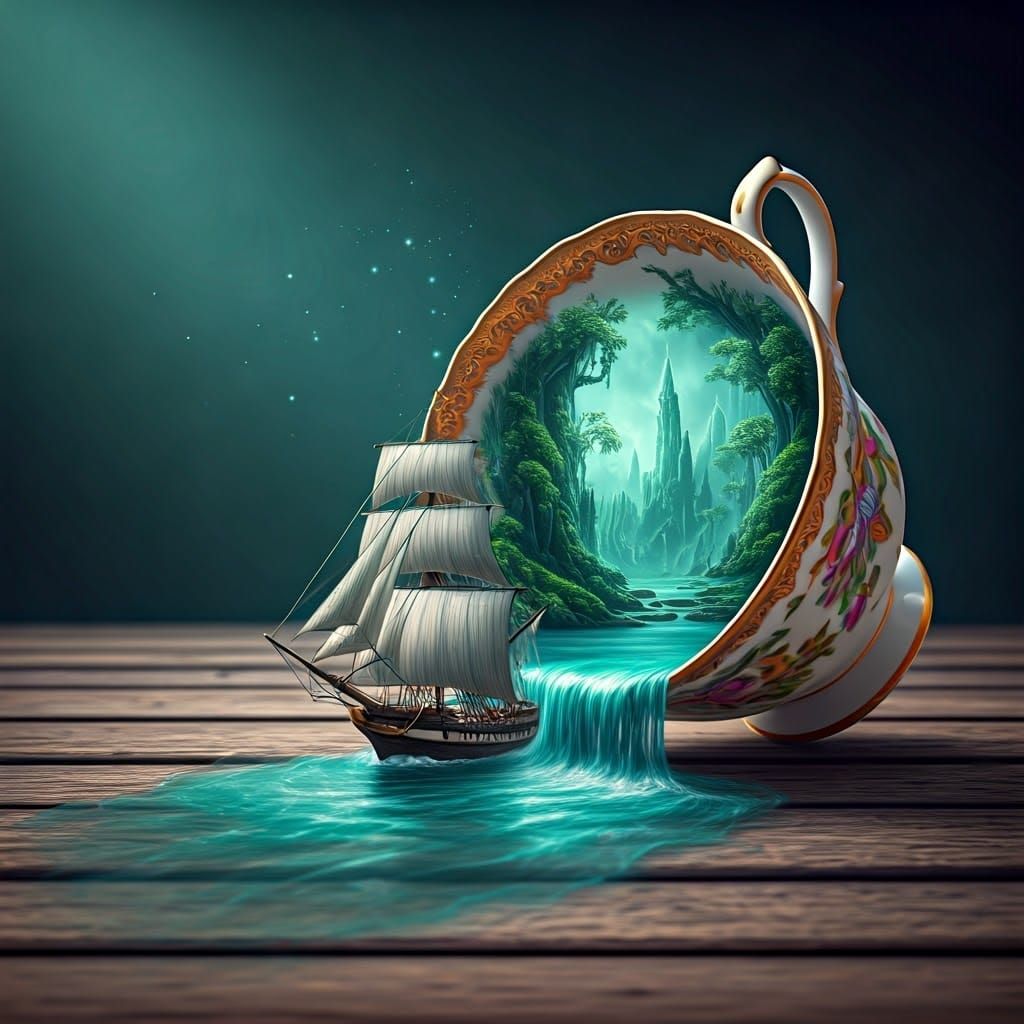 Sailing out into new lands  by @BlueCat