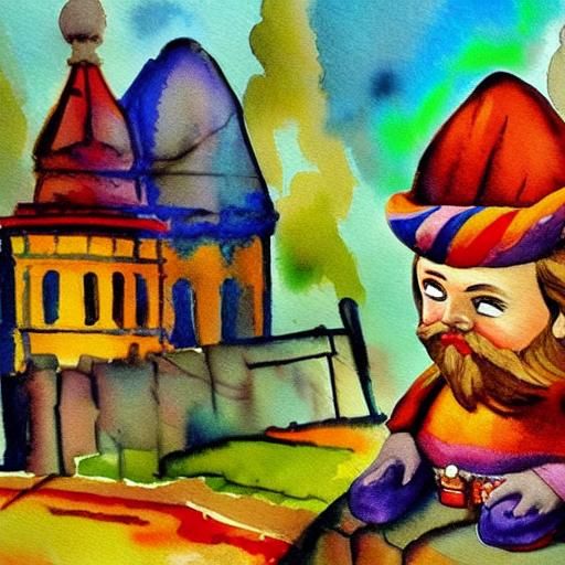 Gnome, Ancient Rome And Jerome K Jerome Gnome By Natalia Goncharova And 