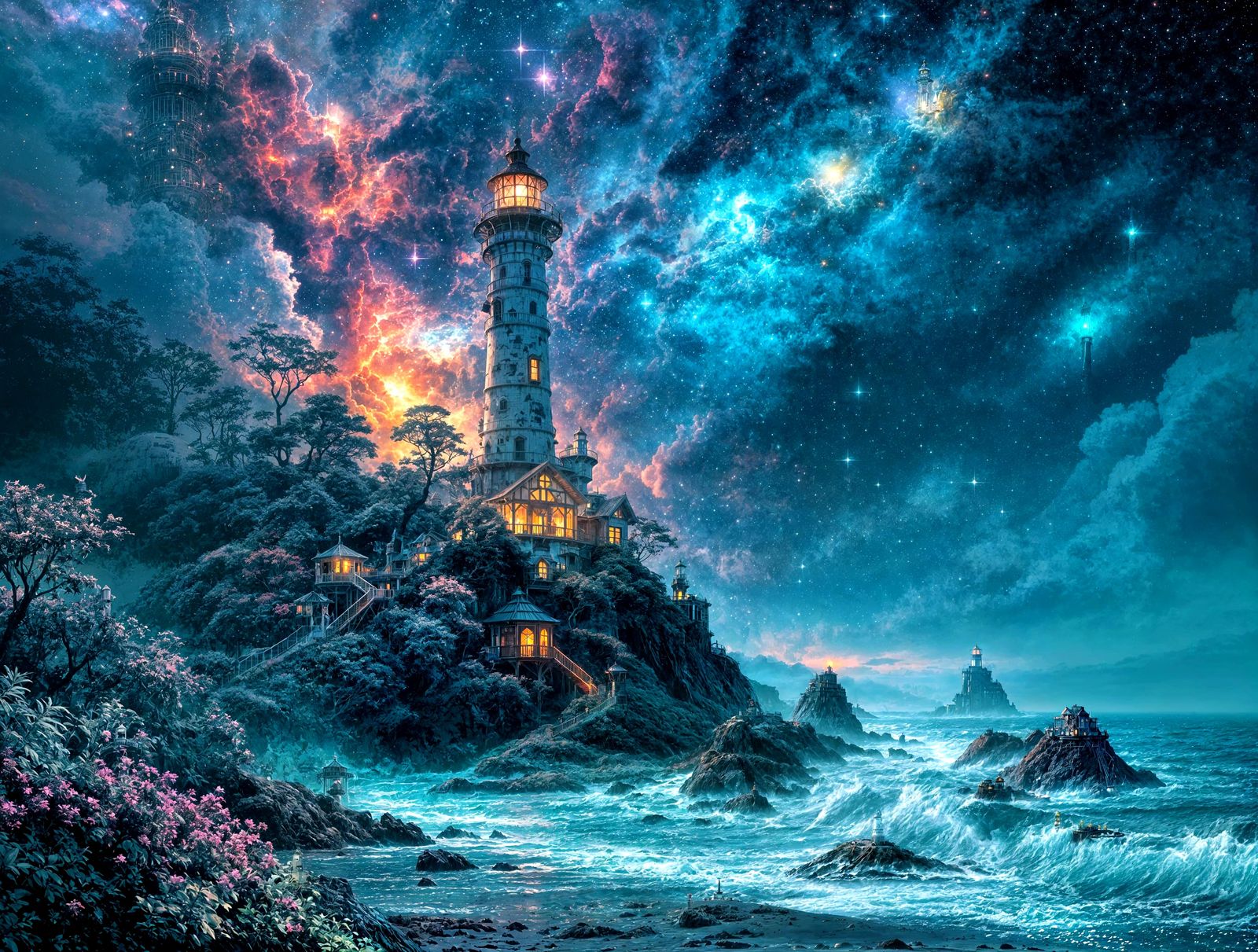 Lighthouse   by @1cheesepuff