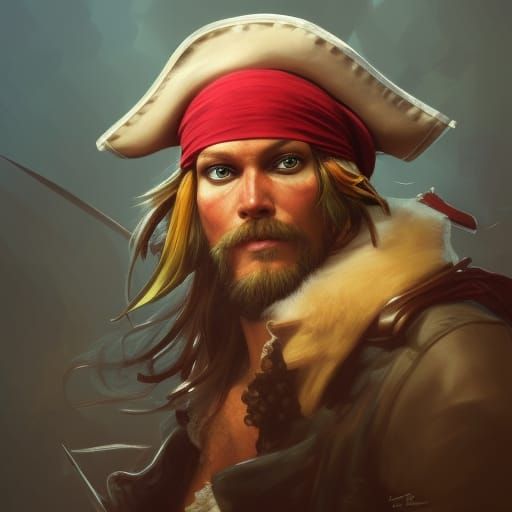 Jack Sparrow's older brother - AI Generated Artwork - NightCafe Creator