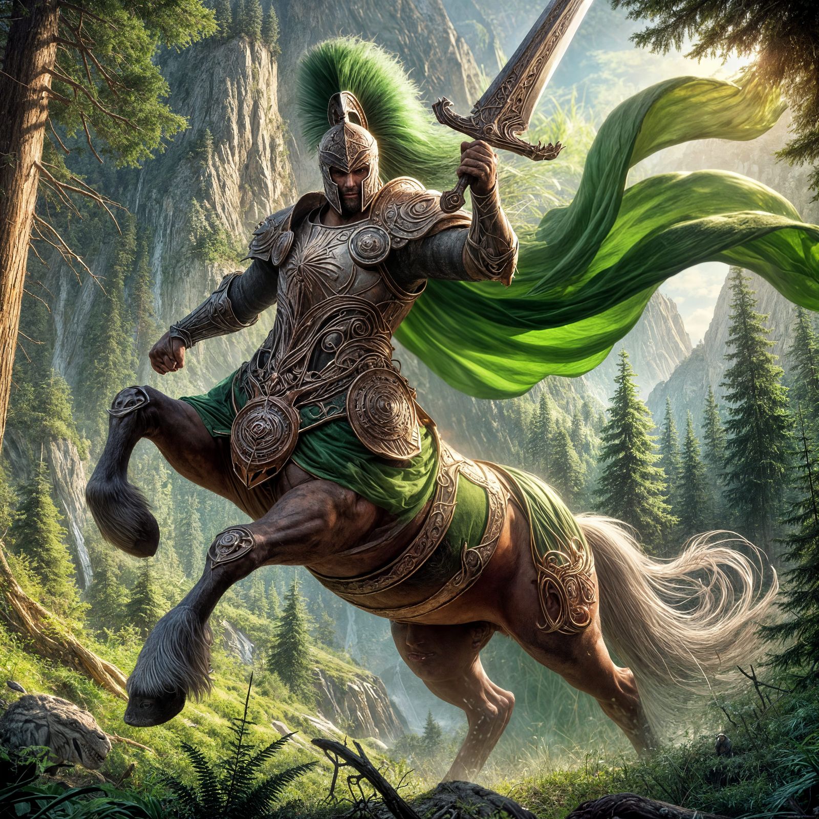 Kaelion Stormstride, Captain of the Verdant Blades