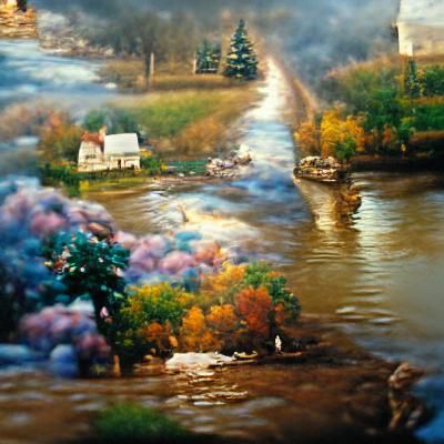 Along the Racoon River In Northern Iowa