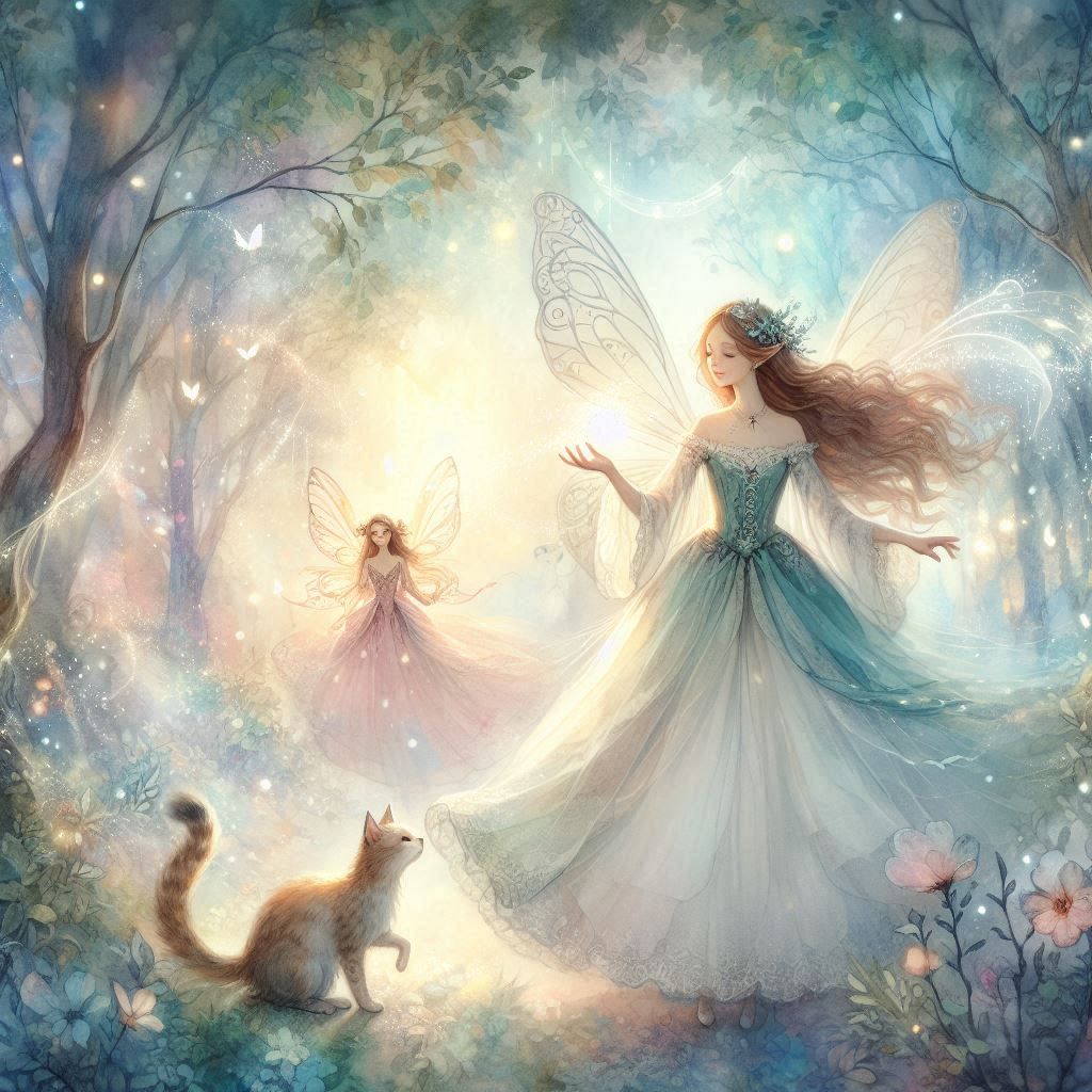 Magical fairy sorceres