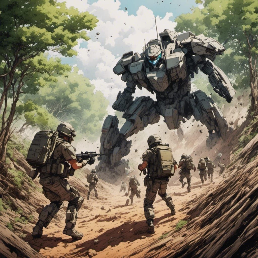 <lora:Anime v21:1.0>  A battle scene