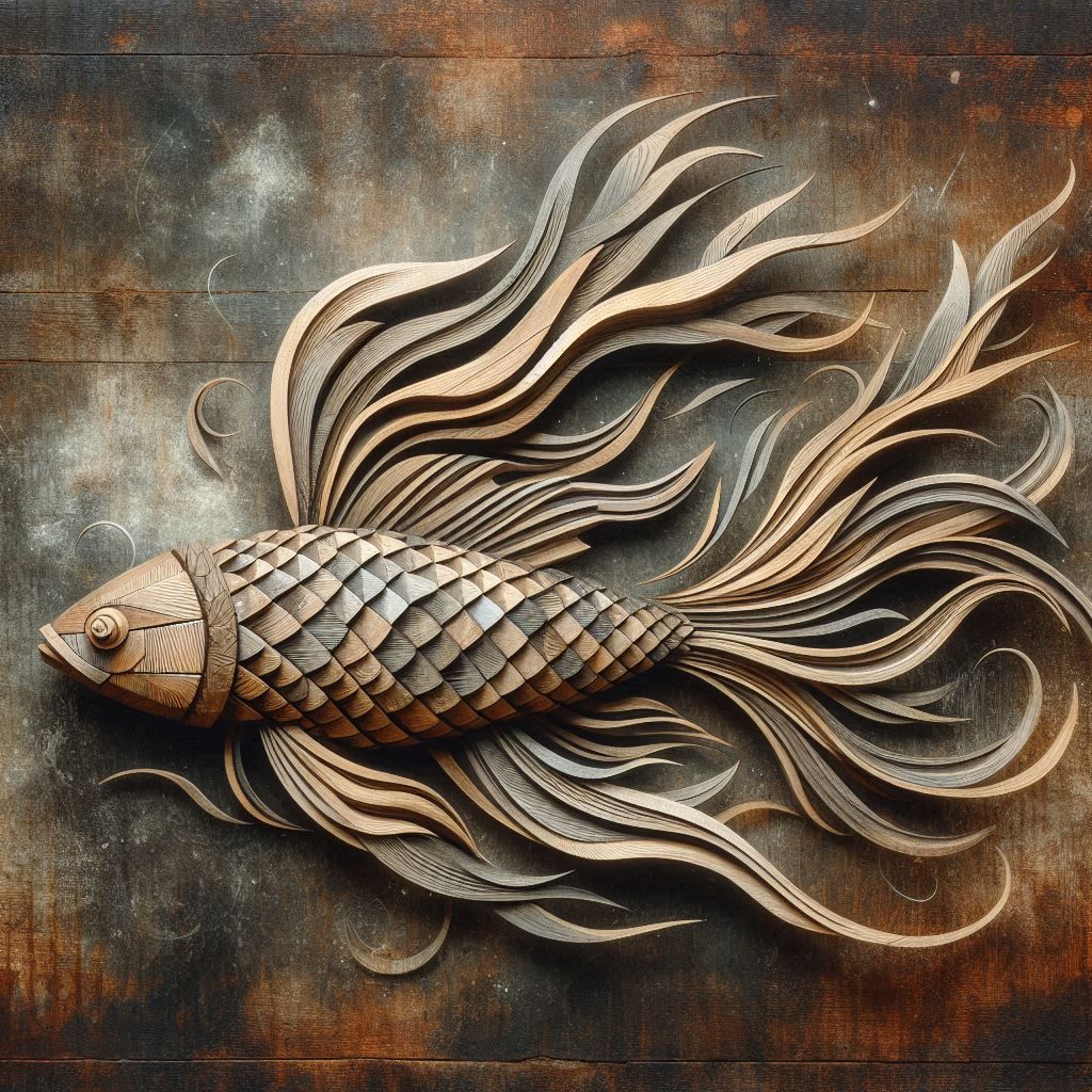 Wooden fish