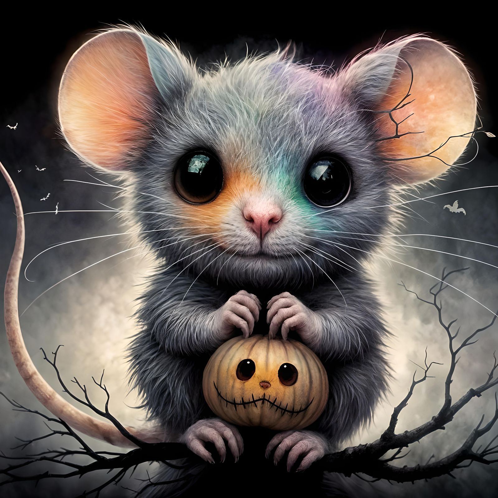 Creepy-Cute Halloween Mouse