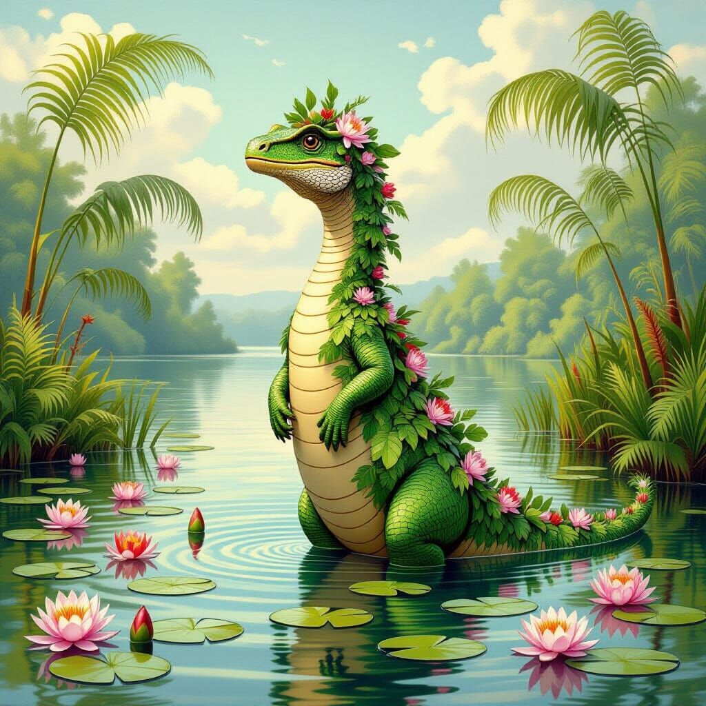 Pretty Diplosaurus  by @VickyNagyDesign