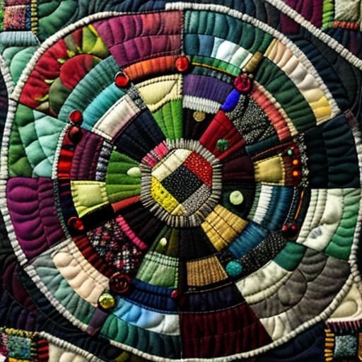 3d, beautiful face, Patchwork Quilts, Patchworked, Cloth Pat...