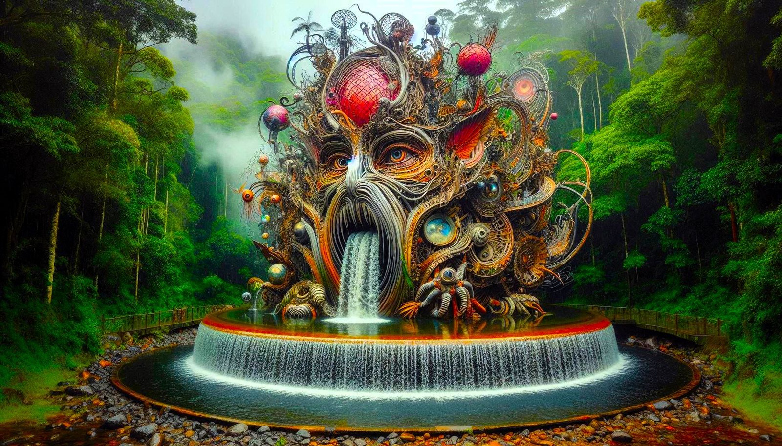 Costa Rica Rainforest Art Installation