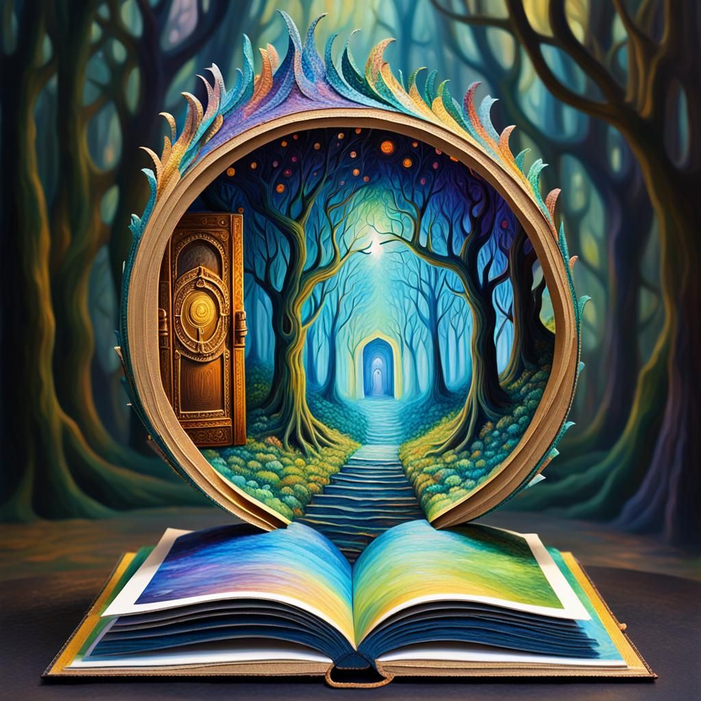 Books, the portal to a new world.