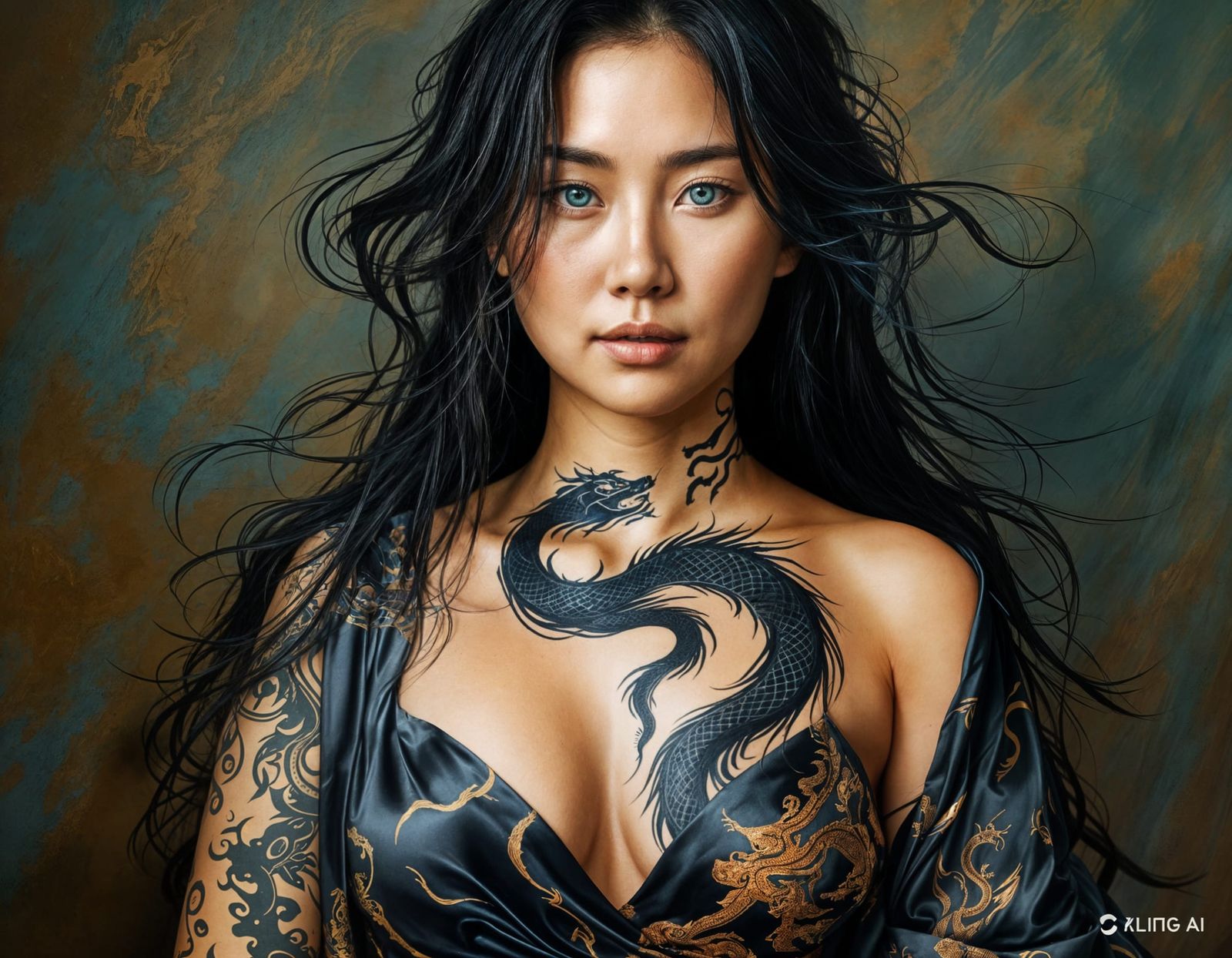 a Beautiful dragon tattoo