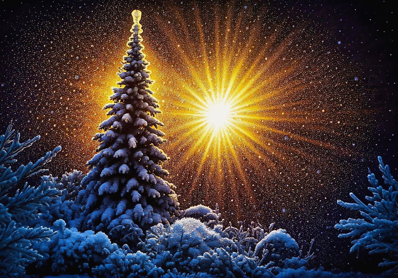 🆗✨Pointillism. Winter Forest❗  by @Hi444