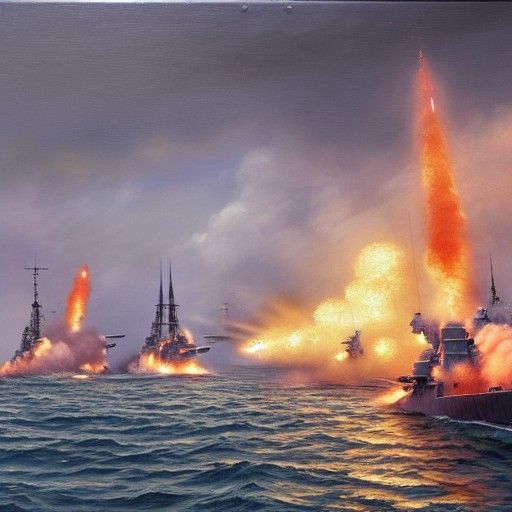 Battleships at war 