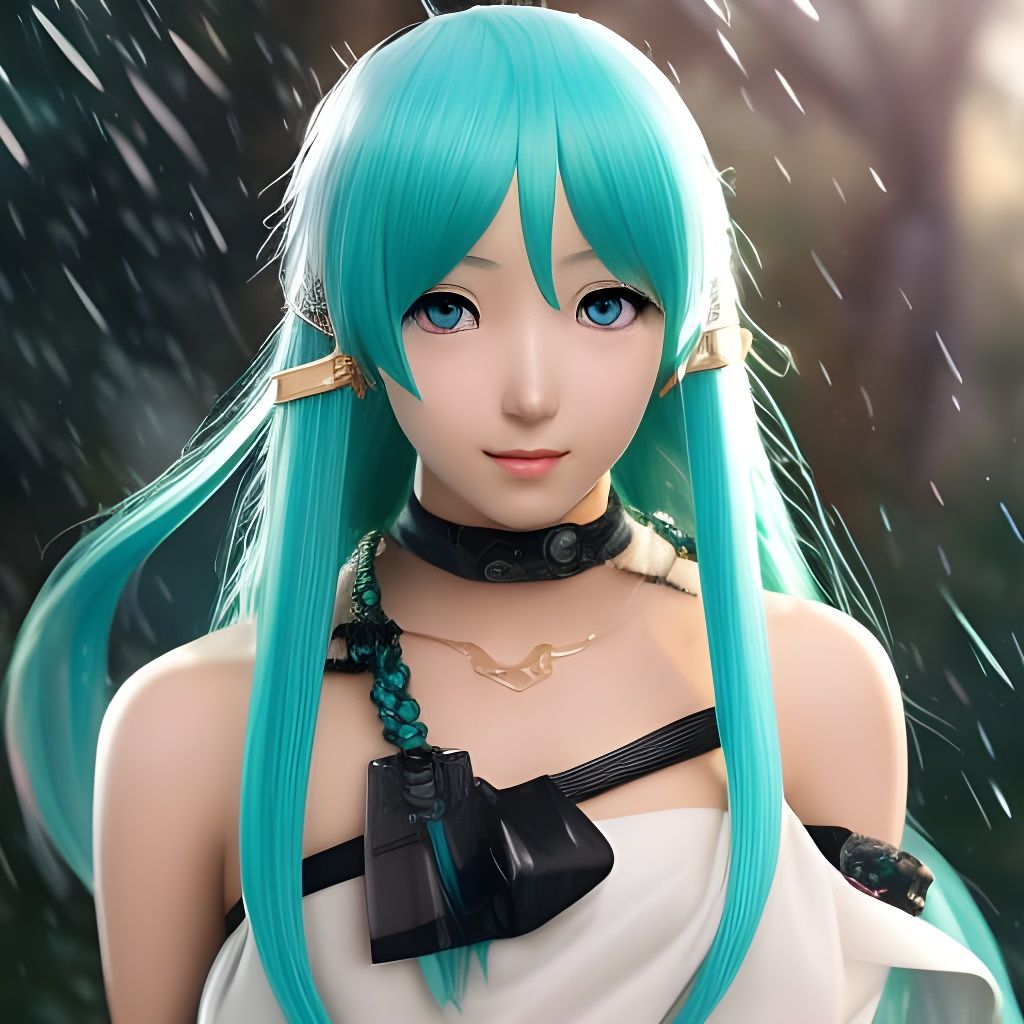 Hatsune Miku 304 - AI Generated Artwork - NightCafe Creator