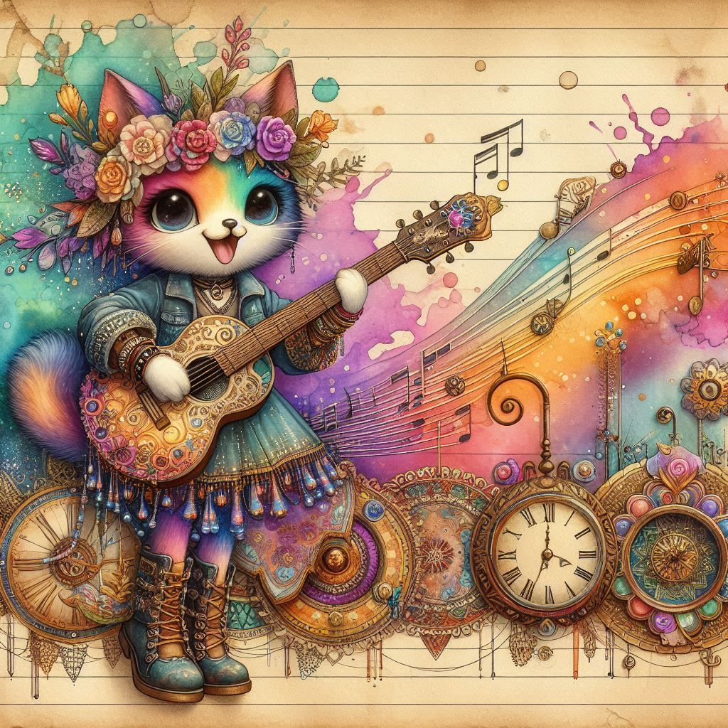 Fairy Punk Junk Journal Page