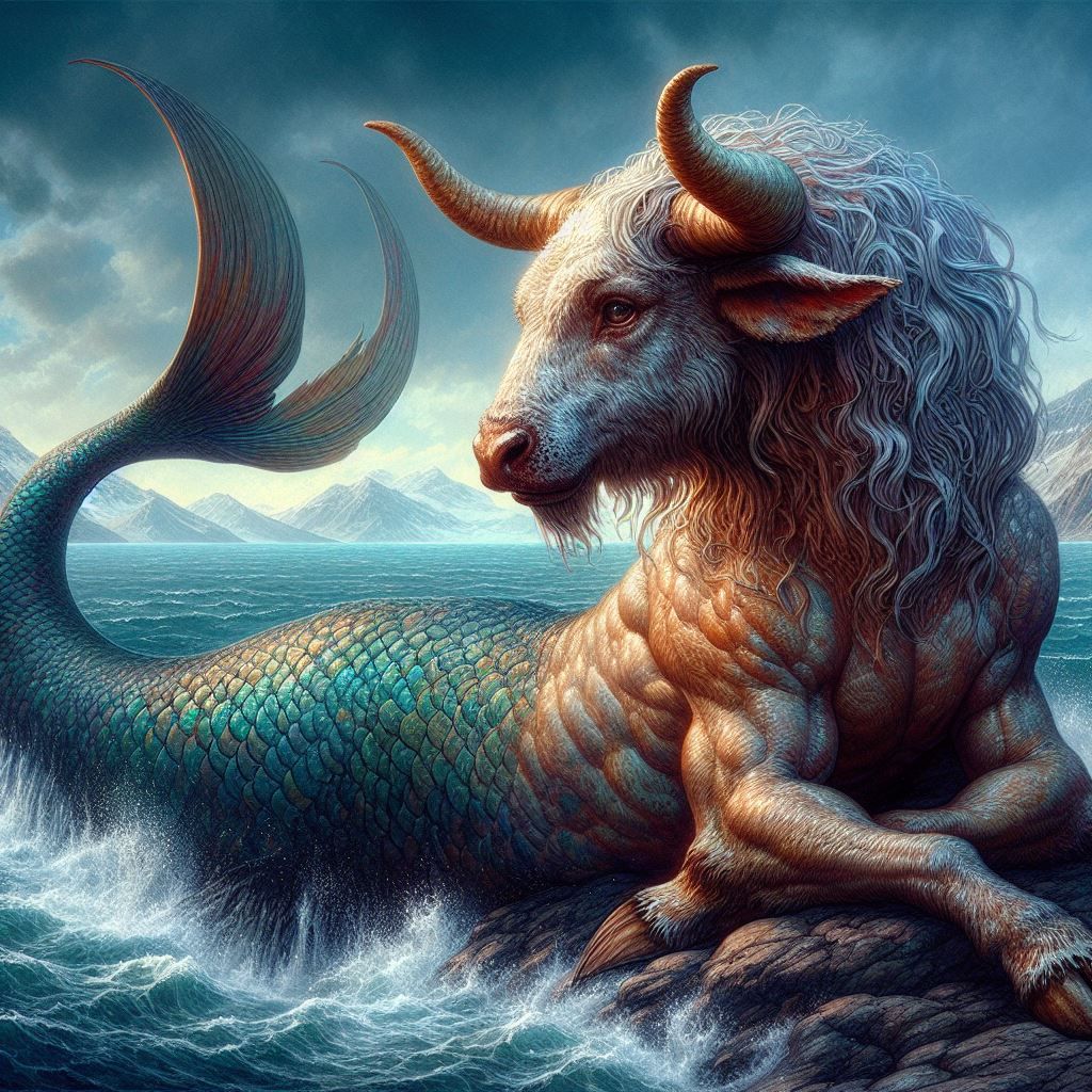 Mermaid Minotaur Hybrid