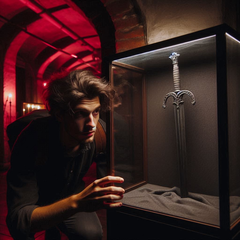 not me breaking into the hidden chamber underneath the [REDA...