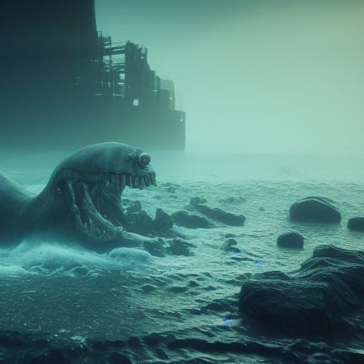 the ocean as a monster
