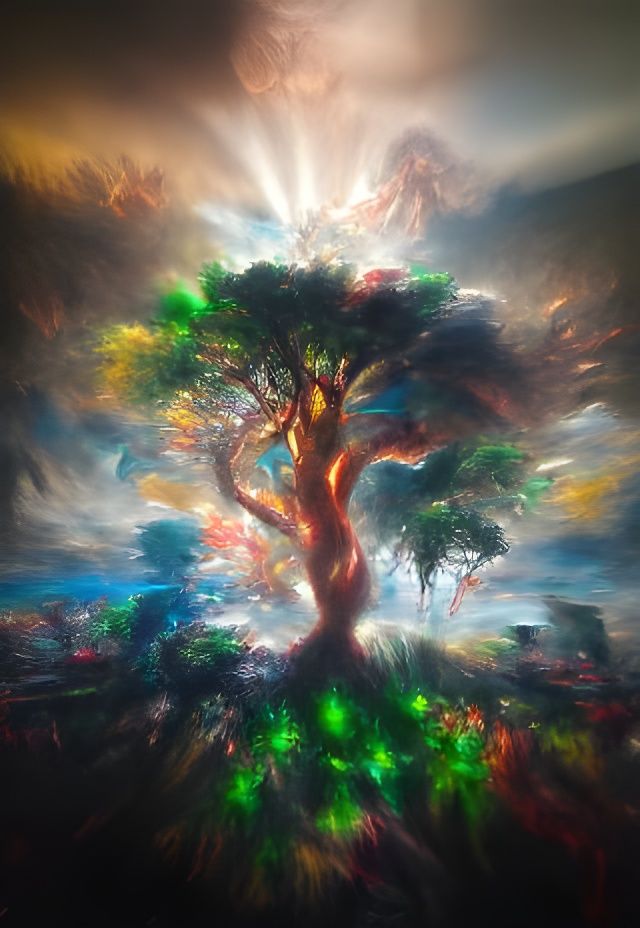 The majestic incredible tree of life