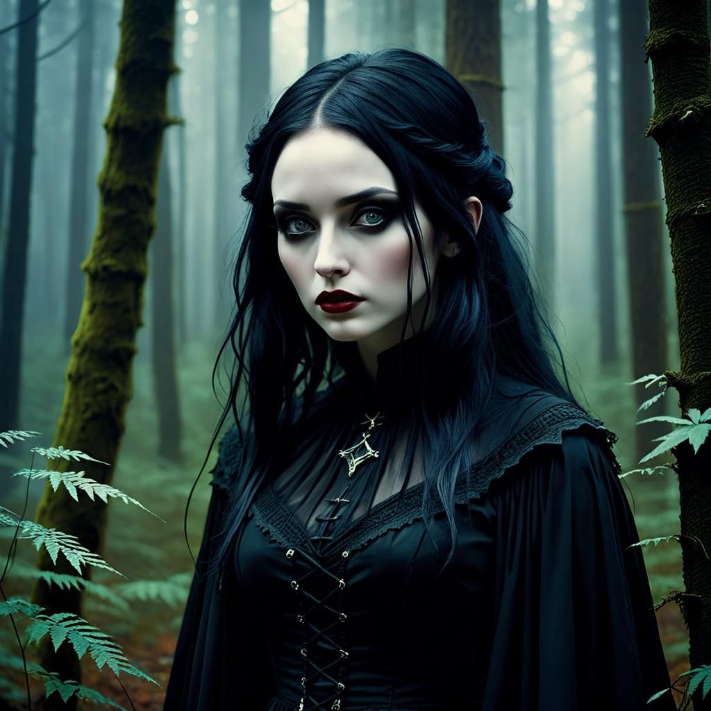 Gothic Lady - AI Generated Artwork - NightCafe Creator