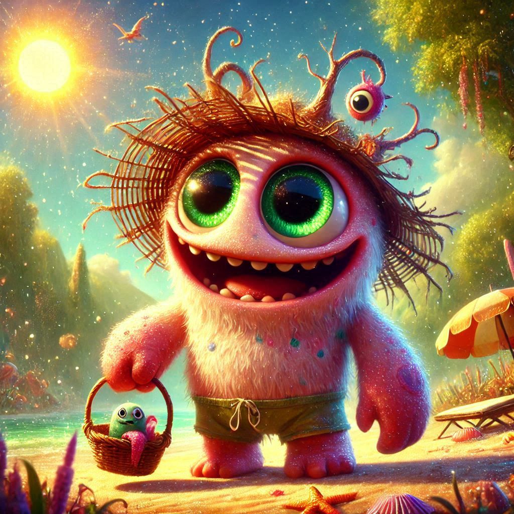 adorable fairy-tale fantasy creature portrait..