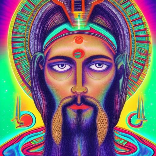 Cosmic Jesus - AI Generated Artwork - NightCafe Creator