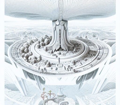 Portal City, Psychedelic Cityscape