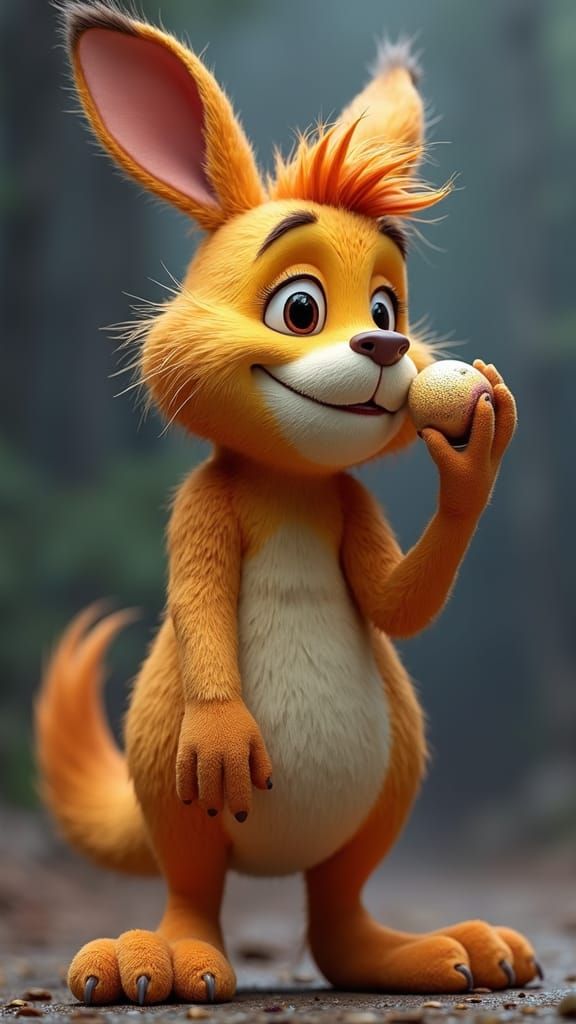 Girl Braiding Mother's Hair, 3D Digital Art